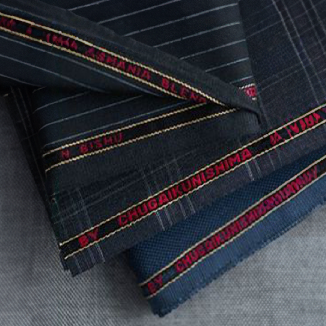 希少な尾州ウールの生地