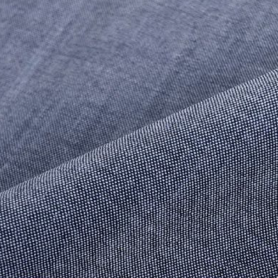 尾州ウールの生地の寄り画像