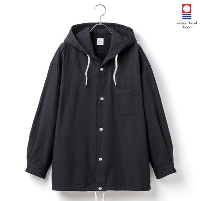 今治タオル ストレッチパイル メンズ ジャケット ブラック 